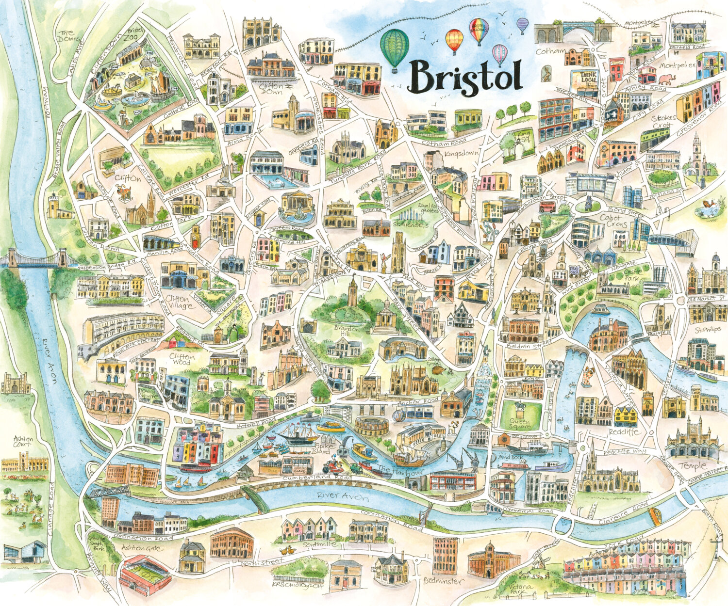 Bristol City Map