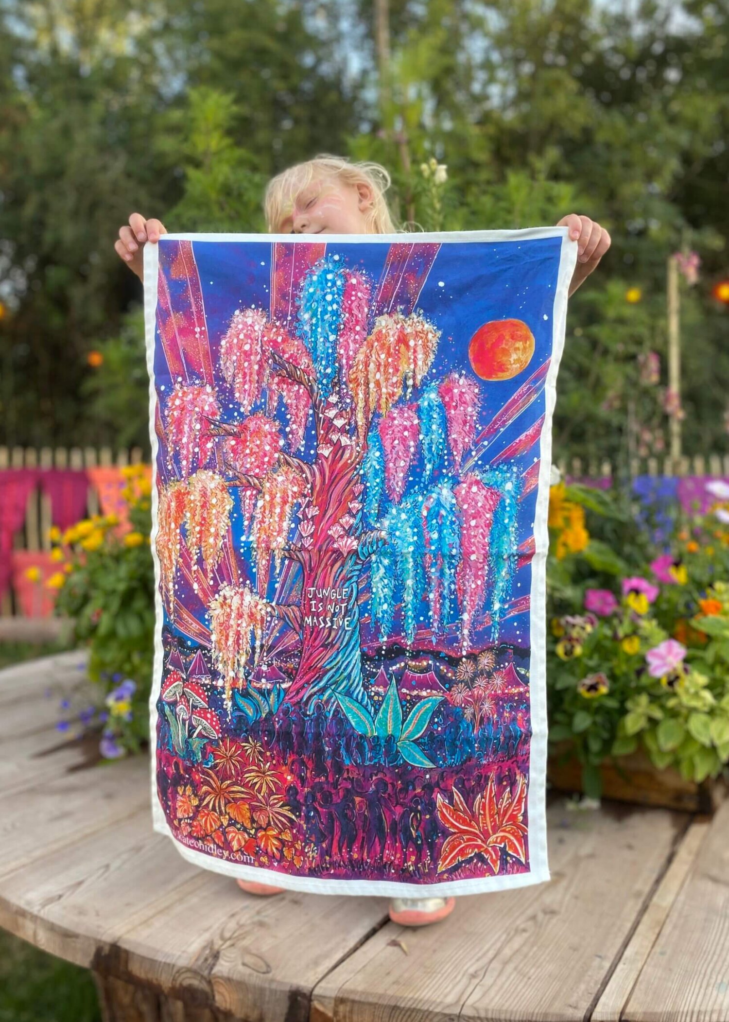 The Trunk of Funk ~ Fancy Festival Tea Towel 2025