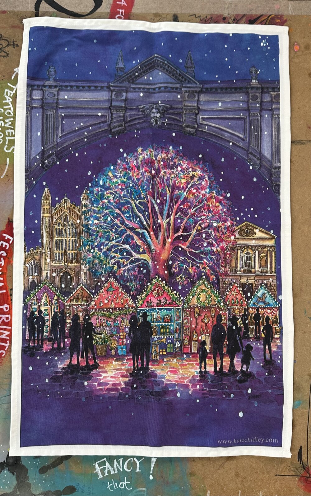 Bath Christmas  ~ Fancy Tea Towel 2025